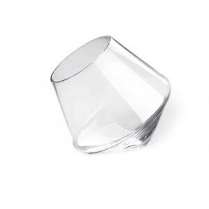TILTED GLASS CUP