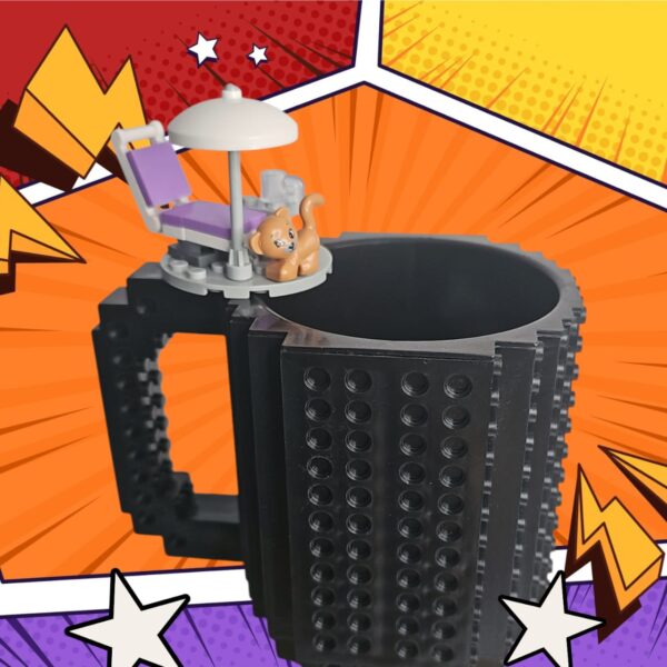 BLACK LEGO MUG - Image 4