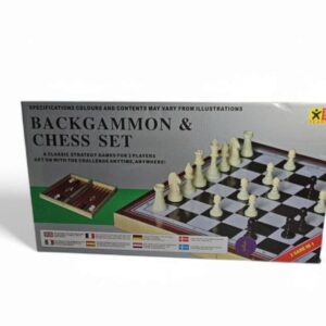 BACKGAMMON AND CHESS SET