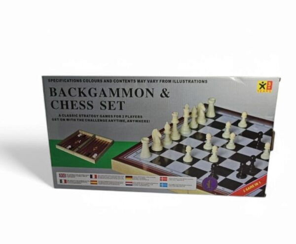 BACKGAMMON AND CHESS SET