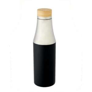 STAINLESS STEEL BOTTLE WITH BAMBOO LID