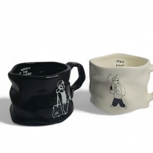 HAND PINCH IRREGULAR MUG 350ML
