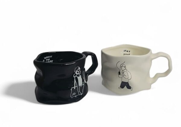 HAND PINCH IRREGULAR MUG 350ML